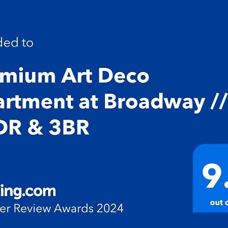 Premium Art Deco Apartment At Broadway // 4Bdr & 3Br 부다페스트 외부 사진